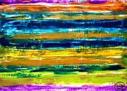 Buy New Painting Abstract Original Wall Art Expressionism Amazing Work 100% Handmade • 9.99£