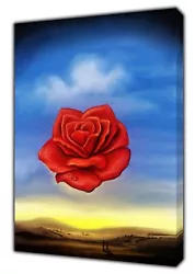 Buy Rose Landscape Paint By Salvador Dali Picture Print On Framed Canvas • 20.89£
