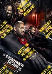 Buy #704 Wwe Summerslam 2024 Ppv Ple The Bloodline Quality A4 A3 A2 Poster • 4.79£
