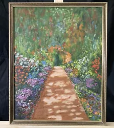 Buy Colourful Garden Path Scene By Charlee Shannon - Oil On Board Painting • 165£