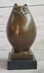 Buy FERNANDO BOTERO  The Cat  Lovely Bronze Sculpture, Sealed, Signed Figurine • 101.70£