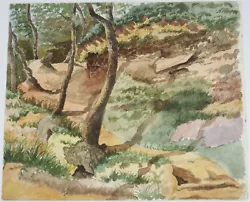 Buy Victorian 1868 Watercolour Of Gosselin Park • 25£