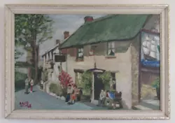 Buy FRED YATES (1922– 2008) Albion Inn Crantock Oil Painting Signed Framed • 2,750£
