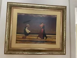 Buy Jack Vettriano Oil Painting (copy ) By Candian Gianfranco 1980/90s • 49.93£