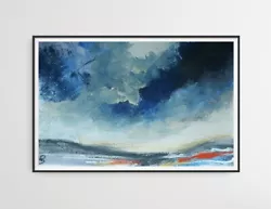 Buy Original HandPainted Dramatic Clouds, Direct From Artist, Artwork  • 15£
