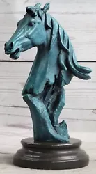 Buy Original Milo Gorgeous Bust Horse Head Bronze Sculpture Art Deco Figure Figurine • 154.82£
