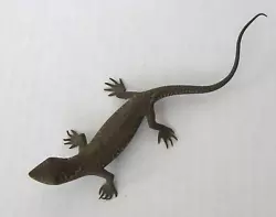 Buy Small Bronze Salamander Lizard Sculpture Figurine With Patina Decor Art Garden • 30.98£