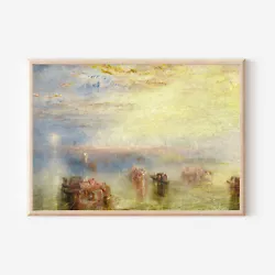 Buy J. M. W. William Turner - Approach To Venice (1844) Poster, Art Print, Painting • 8.50£
