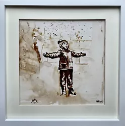 Buy Banksy Coffee Art Painting Unique Bespoke Artwork By Wrightcoffeeartist • 6.95£