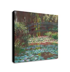 Buy Water Lily Pond By Claude Monet - Wall Art - Canvas Rolled Wall Art Print • 20.89£