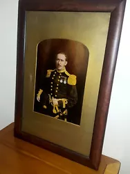 Buy British Officer In Uniform - Antique Original Painting  • 224£
