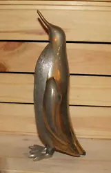 Buy Vintage Hand Made Metal Penguin Statuette • 193.87£