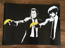 Buy Banksy - Pulp Fiction Poster  From  The Art Of Banksy London UK Exhibition • 18.99£
