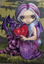 Buy Jasmine Becket Griffith Valentine Dragon Completed Diamond Art Painting 22 X 30  • 35£