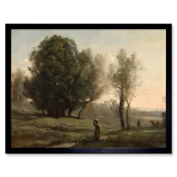 Buy Camille Corot Landscape Women Trees Painting Wall Art Print Framed 12x16 • 11.99£