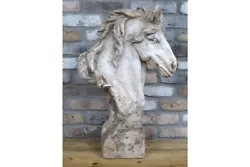 Buy Horse Sculpture Bust Outstanding Large Horse Statue Decor Equestrian Equine  Hot • 85£