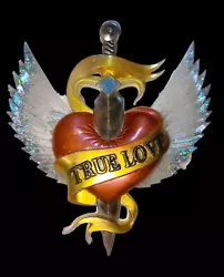 Buy Homemade Resin Wall Art Sculpture Small True Love Heart  • 4£