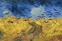 Buy Vincent Van Gogh - Wheat Field With Crows (1890) - Art Print Painting Poster • 7.95£