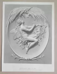 Buy ANGEL, ARIEL - SCULPTURE / SCULPTURAL CAMEO - Victorian Print C1890s. • 9.99£