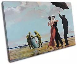 Buy Crude Oil Banksy Painting SINGLE CANVAS WALL ART Picture Print VA • 19.99£