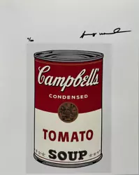 Buy Andy Warhol, Orig. Hand-signed Litho With COA & Appraisal Of $3,500= • 310.42£
