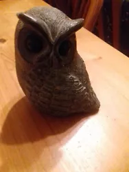 Buy Owl Canadian Wolf Sculpture Original Hand Carved Soap Stone Big Eyes • 13£
