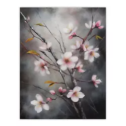 Buy Cherry Blossom Tree Branch Soft Pastel Painting Nature Wall Art Poster Print • 15.99£