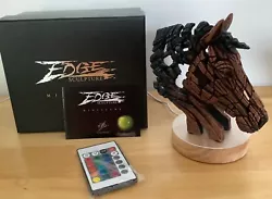 Buy EDGE SCULPTURE - EDMIN05 Bay Horse Bust Miniature & LED Light Display Plinth • 80£