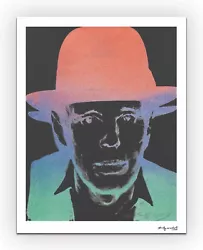 Buy Andy Warhol - Joseph Beuys - Limited Lithograph Art Painting Print #1 • 100£