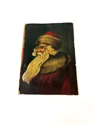 Buy Original German Small Antique Santa Claus Christmas 1880 Oil Painting Signed • 373.44£