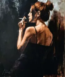 Buy Fabian Perez,  Full Moon Empty Heart  Hand Textured Limited Edition Hand Signed • 1,537.68£