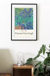 Buy Vincent Van Gogh - Irises 2 (1889) - Art Print Painting Poster Boho Floral Uk • 6.49£