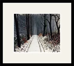Buy Wall Art Print Oil Painting Peter Brook The Woods Are Lovely Giclee Framed New • 155£
