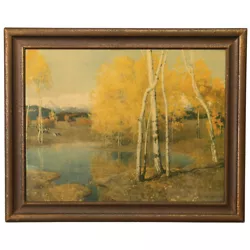 Buy Antique 19th Century Impressionist Landscape Painting Birch Tree Adrian Stokes • 1,553.22£