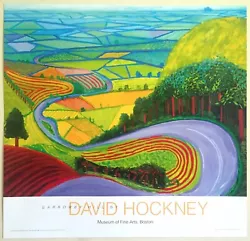 Buy  David Hockney Offset Lithograph Print Pop Art Museum Poster Garrowby Hill 1998 • 549.84£