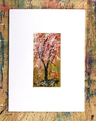 Buy ''Cherry Blossom.'' An Original Signed Miniature Painting. • 12£