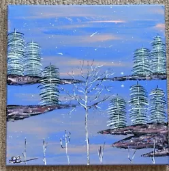Buy 12x12” “Winter Reverie” By Original Artist OOAK Fantasy Painting Impressionism • 65.24£