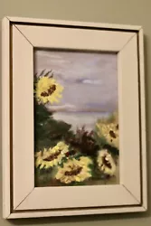 Buy Swedish Modernist Oil On Panel Sunflower Heliotropism   By Inga Fuhrman • 35£