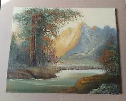 Buy Vintage Landscape Small Oil Painting • 14.99£