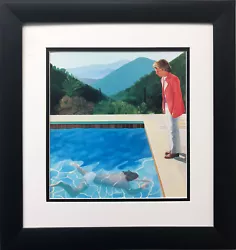 Buy David Hockney  Portrait Of An Artist  Pop Art Pool Men Man Book Folio • 111.82£