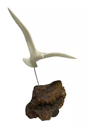 Buy Vintage John Perry Seagull In Flight Driftwood Sculpture • 16.34£
