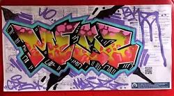Buy Original Graffiti Tube Map London Art Street Art Hand Painted Sprayed  • 25£