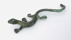 Buy Small Bronze Salamander Lizard Sculpture Figurine With Patina Decor Art Garden • 32.58£