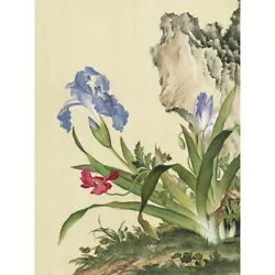Buy Castiglione Iris Flower Plant Painting Canvas Art Print Poster • 13.99£