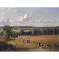 Buy Constable The Wheat Field 1816 Painting Canvas Wall Art Print Poster • 13.99£