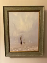Buy MODERN BRITISH SCHOOL IMPRESSIONIST Sailing Boats Regatta Oil Painting On Canvas • 165£