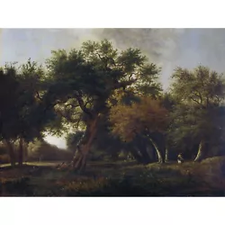 Buy Jan Van Kessel View In The Woods Painting XL Wall Art Canvas Print • 19.99£