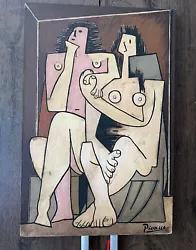 Buy Pablo Picasso Oil Painting On Canvas Signed • 233.40£