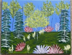 Buy 11x14” “Dreamy Forest” By Original Artist OOAK Fantasy Painting Impressionism • 61.16£