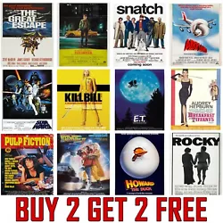 Buy Classic Movie Film Posters Poster Prints Wall Art A4 A3 A2 • 4.99£